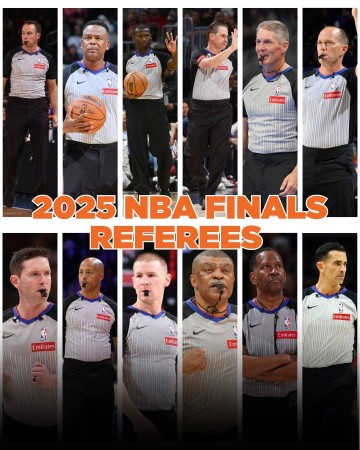 总决赛G3裁判名单:托尼兄弟领衔 与东决G6一致